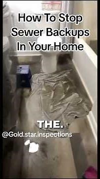 How To Stop Sewer Backups In Your Home clip from @alli_jacqueline #thataintright
