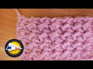 Crochet | Pretty crochet stitch tutorial | Half double crochet & slip stitch | Learn to crochet