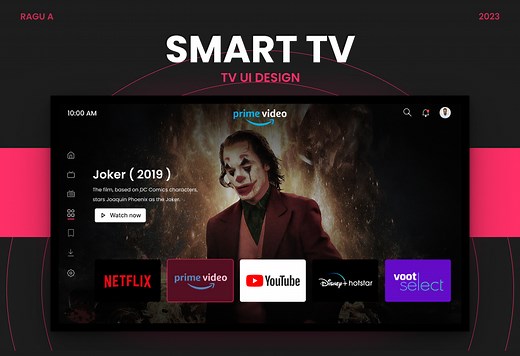 Smart TV UI Design | Figma