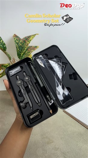 DeoDap कोंकणी on Instagram: "📐🧭 Camlin Scholar Drawing Instruments Box – Geometry Set 🧭📐 💰 Price: ₹162.00 🆔 SKU: 67243 ✅ Complete geometry set with compass & tools ✅ Accurate measurements for neat drawings ✅ Perfect for school, exams & practice work 🛒 Shop Now: www.DeoDap.in (link in bio) CamlinScholar, GeometrySet, DrawingInstruments, SchoolEssentials, MathTools, StudentKit, ExamPreparation, StationeryLove, DeoDap Konkani"