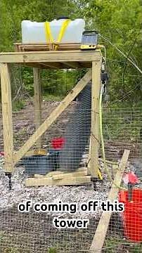 🚰 off-grid gravity fed drip irrigation system for a small garden. 🎃