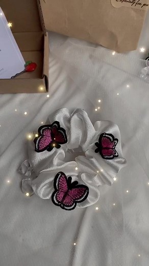 Unboxing Scrunchies triple butterflies 🦋 #scrunchies