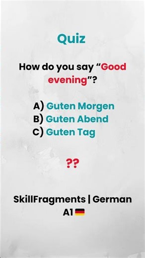 Lesson #12 German Greetings (Part 1) 🇩🇪 | Hallo, Guten Morgen, Guten Tag | A1 #germanpronunciation