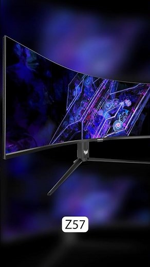 HOW BIG?! #Acer Predator Z57 Gaming Monitor