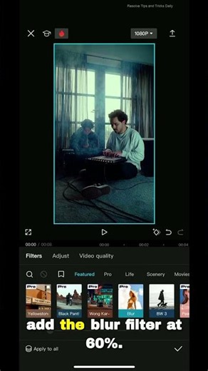 Add Film Halation Effect | DaVinci Resolve