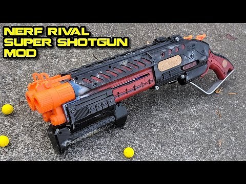 DOUBLE LIBERATOR NERF RIVAL MOD! Doom'd Double Blaster Integration | Walcom S7