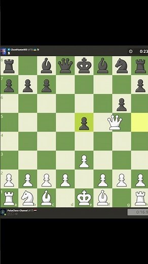 2 Player Chess Bullet 30 Sec - Checkmate in 18 moves #chess