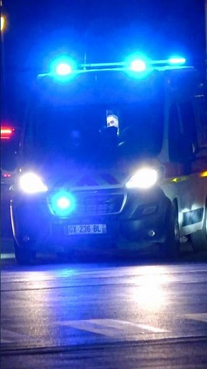 🚨 French Red Cross Ambulance | Night Emergency Response