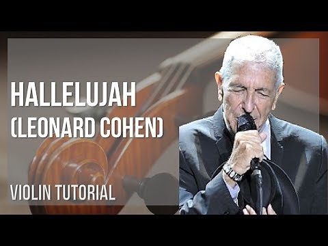 How to play Hallelujah by Leonard Cohen on Violin (Tutorial)