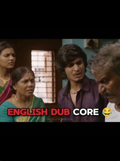 English Dub Core 😂...#dhanush#simbu#cmvijay#rajini#kamal#suriya#ajith#tvk#comedy#tamil#shorts#viral