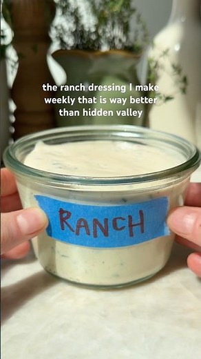 Homemade Ranch Dressing