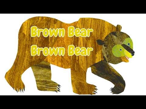Brown Bear, Brown Bear, What Do You See? Aminated 3 yrs old Eric Carle Colors Animals Compilation 15