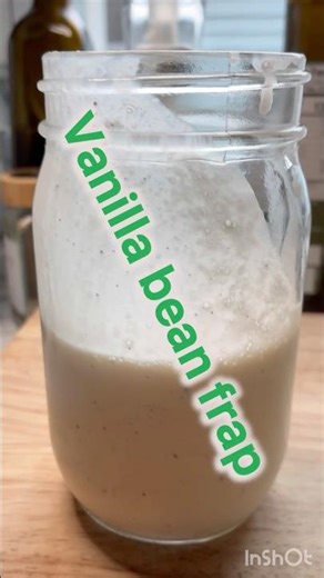 Vanilla bean frap #starbucks #recipe #viralfood #food #vanlia