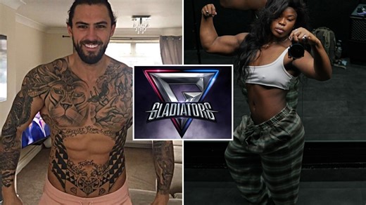 Two new Gladiators revealed - British rowing champ and super strong weightlifter