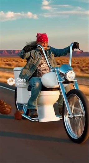 Toilet Harley Davidson #clip #funny #funnyjoke #humour #fat #joke #motorcycle #fart #shorts #fyp