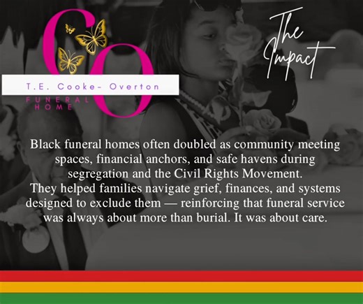 Serving the Living, Honoring the Dead: A Black History Series Presented by T.E. Cooke- Overton Funeral Home | TE Cooke- Overton Funeral Home