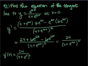 Section 4.3 Differentiation of Exponential Functions