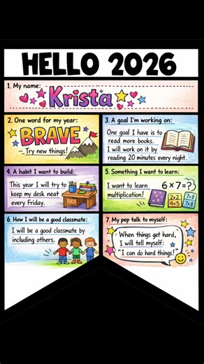 Goal-Setting Activities for January 2026