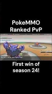 PokeMMO: First Ranked PvP Victory in Season 24!