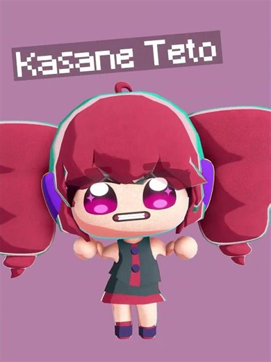 Teto es una chica linda? - Teto #art #anime #animation #cute #miku #teto #making #pink