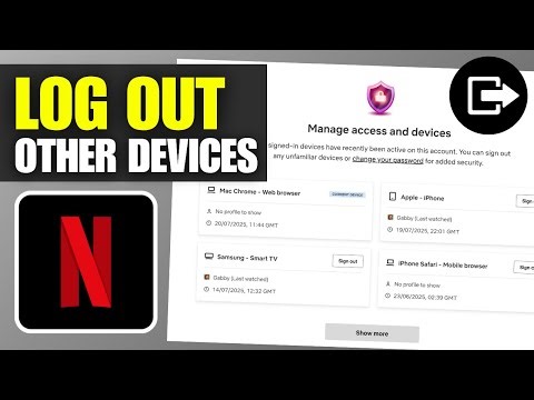How To Sign Out Of Other Devices on Netflix