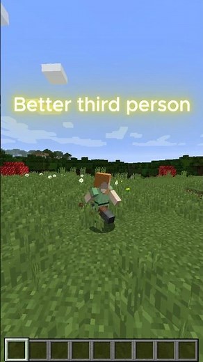 Mod Better third person w Minecraft #minecraft