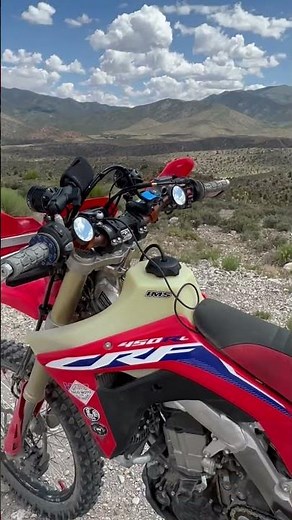 Testing The AIM ECU On The Honda CRF 450 L/RL #shorts