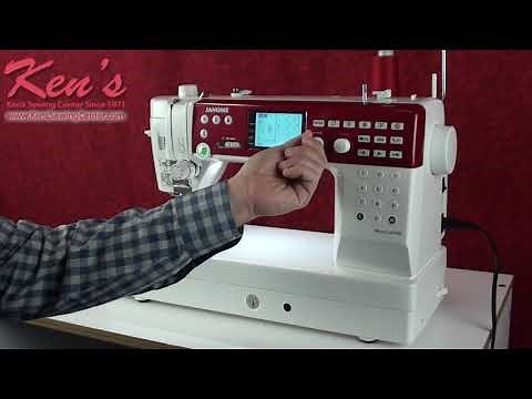 Janome MC6650 Sewing Machine Overview by Ken's Sewing Center in Muscle Shoals, AL