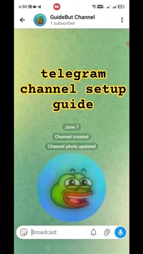 Create a Telegram Channel in 1 Minute