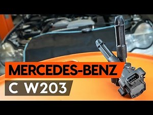 How to replace the ignition coil on a Mercedes C-Class W203 version.