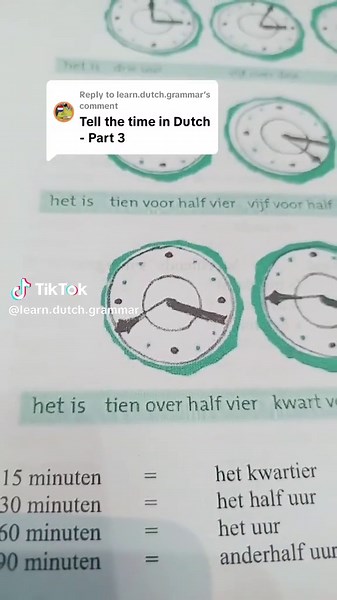 Tell the Time in Dutch: Learn Basic Clock Vocabulary