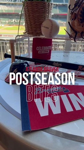 New menu items for 2023 Postseason at Truist Park! 😋 #mlb #atlanta #food
