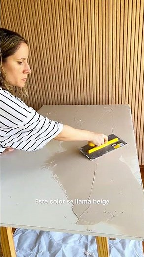 How to apply microcement. This time on tables and countertops #diy #renovateyourhome #home