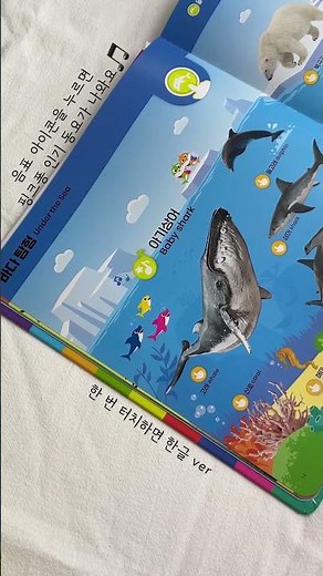 우리 아이 첫 단어, 아기상어 첫 사운드 터치북으로 시작해요! #아기상어