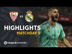 Highlights Sevilla FC vs Real Madrid (0-1)