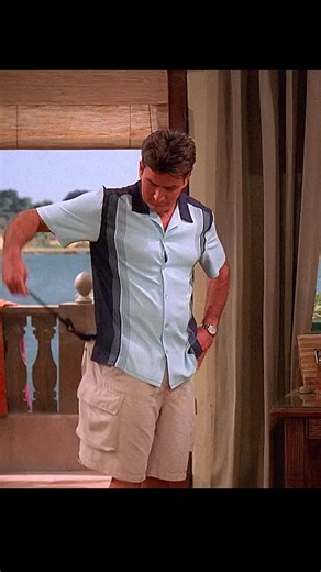 Prime Reells on Instagram: "Interesting Fact: Two and a Half Men (2003) — The show’s humor often relies on physical timing and posture as much as dialogue. Charlie Harper’s relaxed, confident stance—leaning back, shoulders loose, gesturing freely—instantly conveys charm, nonchalance, and impulsive energy. Alan’s hunched shoulders, hesitant steps, and fidgety hands contrast sharply, visually signaling anxiety, insecurity, and constant overthinking. Even Jake’s casual slouches and carefree movemen