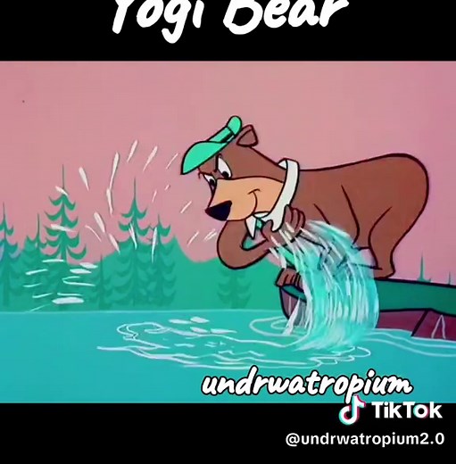 Yogi Bear is a popular Hanna-Barbera cartoon bear known for his mischievous antics in Jellystone Park, where he tries to steal picnic baskets from campers with his sidekick Boo Boo, much to the frustration of Ranger Smith. He first appeared in The Huckleberry Hound Show in 1958, got his own show in 1961, and has since appeared in numerous comics, films, and TV shows, often wearing a green hat and white collar. #cartoon #classiccartoons #genx #undrwatropium #cartoons