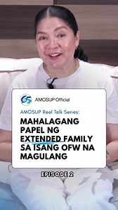 19K views · 308 reactions | Habang malayo sa pamilya ang mga OFW, extended family ang nagsisilbing lakas at gabay ng mga naiwang anak. #ResponsibleParenting #ParentingInspiration #SeafarerFamily #ExtendedFamily #AMOSUPReelTalkSeries #AlagangAMOSUP #IkawAkoTayoAyAMOSUP #AMOSUP | Amosup Official | Facebook