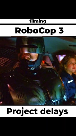 Filming Robocop 3. New actor and project delays