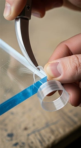 Satisfying Acrylic Edge Deburring | Precision Finishing Magic #acrylic #deburring #satisfying