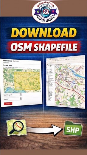 how to Download OpenStreetMap Shapefile #shorts