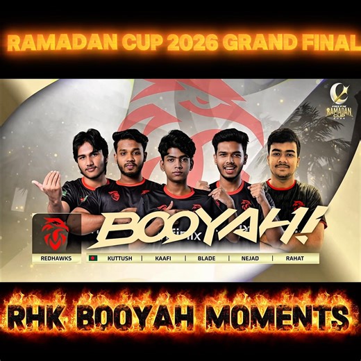 REDHAWKS BOOYAH MOMENTS 🔥 ॥ RAMADAN CUP 2026 GRAND FINAL @ffesportsbdofficial