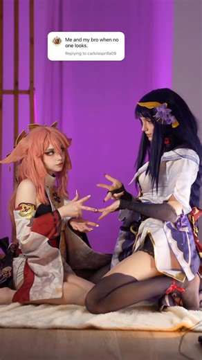 Anastasiia Daniliuk on Instagram: "Yay yuri #wlw #wlwmemes #reels #genshincosplay #genshinimpactcosplay #genshin #genshinimpact #baal #girlcosplay #gamecosplay #inazumagenshinimpact #cosplay #cosplayers #雷電軍 #raidenshogun #raidencosplay #yaemiko #yaemikocosplay #lgbt #yuri #girlscouple #yuricouple #joke #funnymemes"