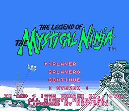 Legend of the Mystical Ninja, The (SNES) - online game | RetroGames.cz