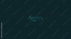 HUD element - decoding with code lines conversion.