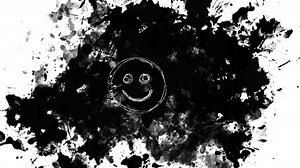 happy smiley with splash