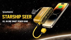 Shargeek unveils Starship Seer, a Transparent Sci-Fi themed power bank - Gizmochina