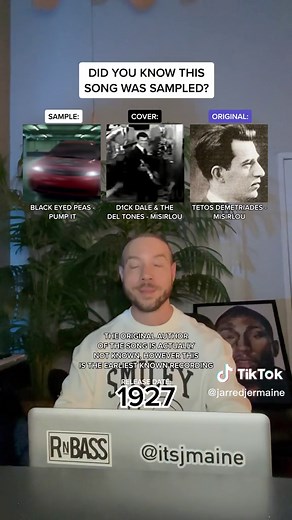 Did you know how far Miserlou (Misirlou) actually went back? I know you probably recognized it in the Black Eyed Peas sample of “Pump It”, but it dates faaar back. #misirlou #miserlou #guitar #blackeyedpeas #greek #sample #pumpit #fergie #music #samples #sampled