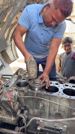 Truck Sleeve installation #automobile #engine #shortsfeed #how