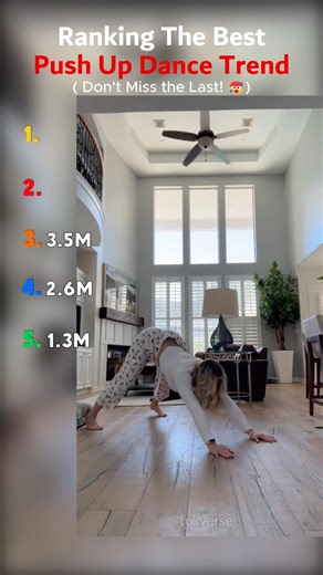 Ranking The Best Push Up Dance Trend 👀💖 #shorts #pushupdance #dancetrend #viraldance #trending